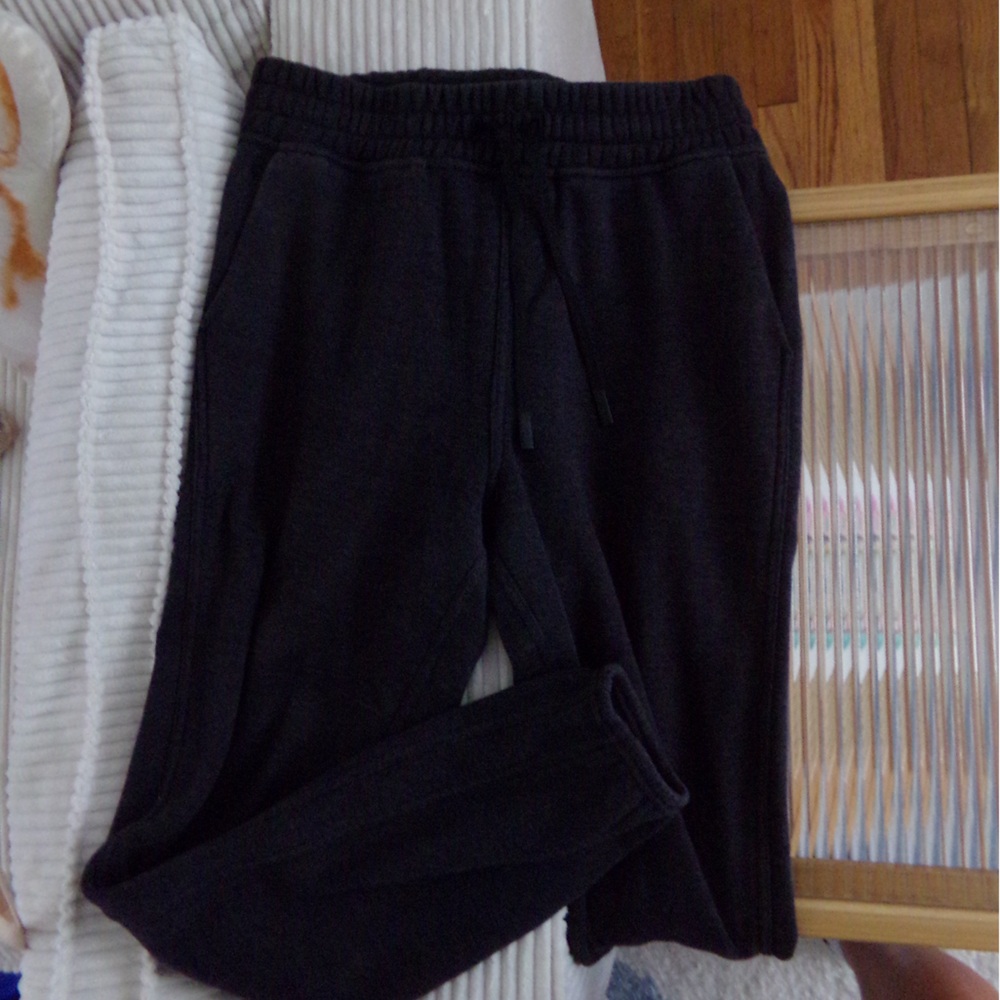 Lululemon dark gray joggers - fleece inside.